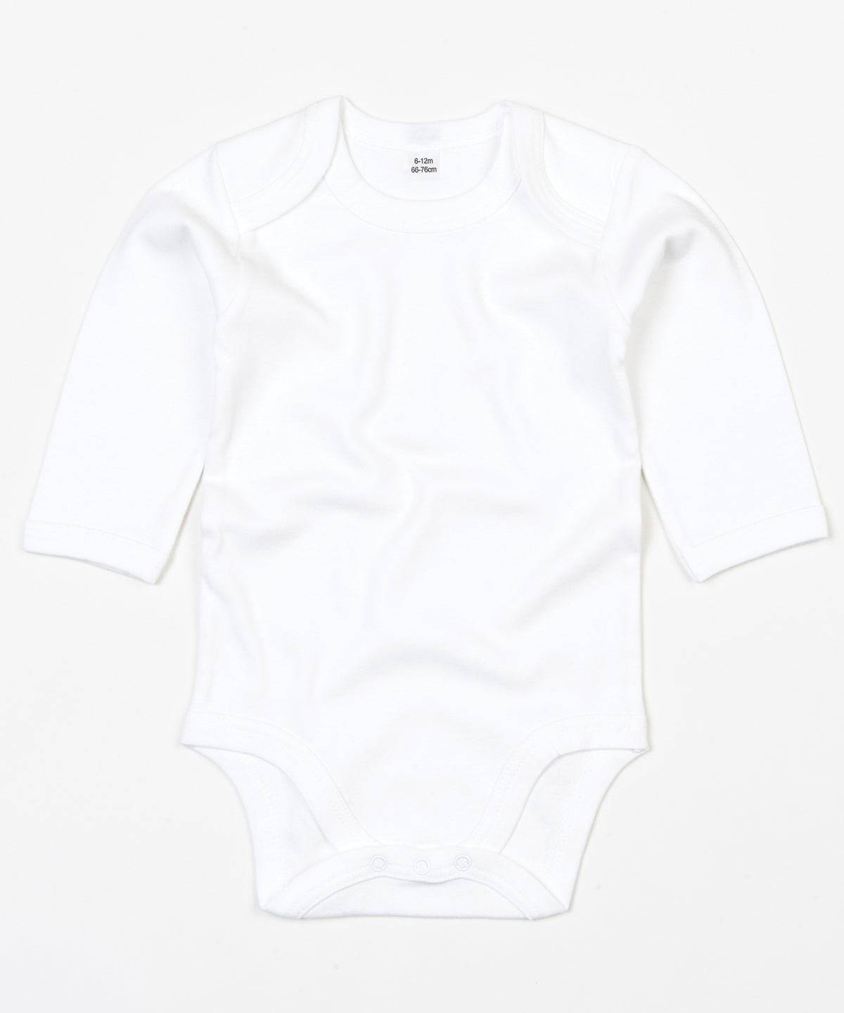 Organic White - Baby organic long sleeve bodysuit