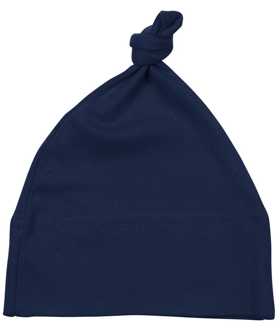 Nautical Navy - Baby one-knot hat