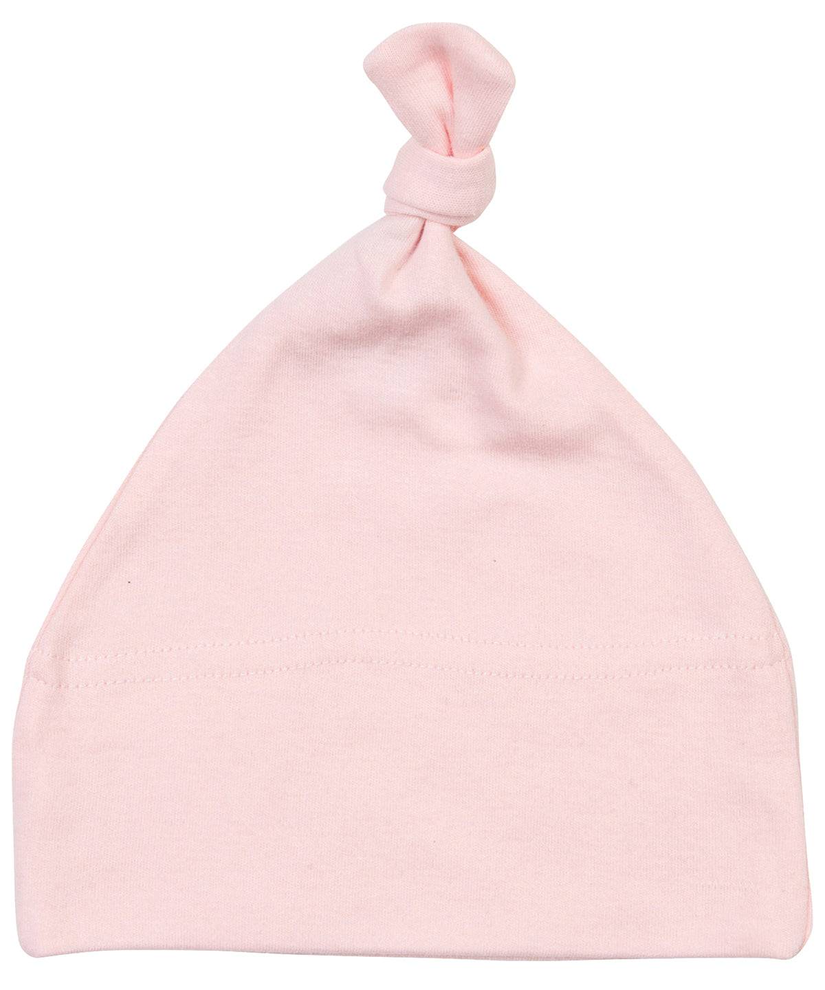 Powder Pink - Baby one-knot hat