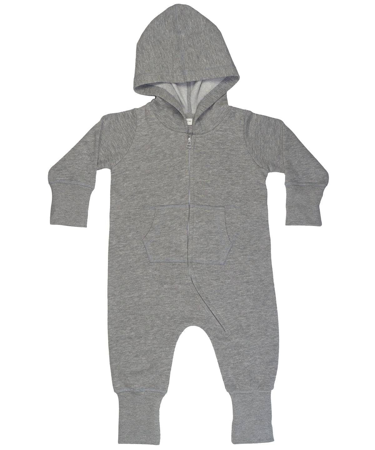 Heather Grey Melange - Baby and toddler all-in-one