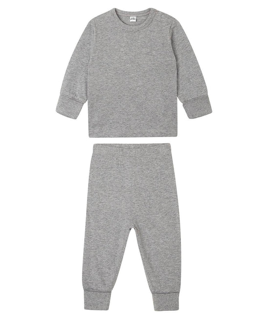 Heather Grey Melange - Baby pyjamas