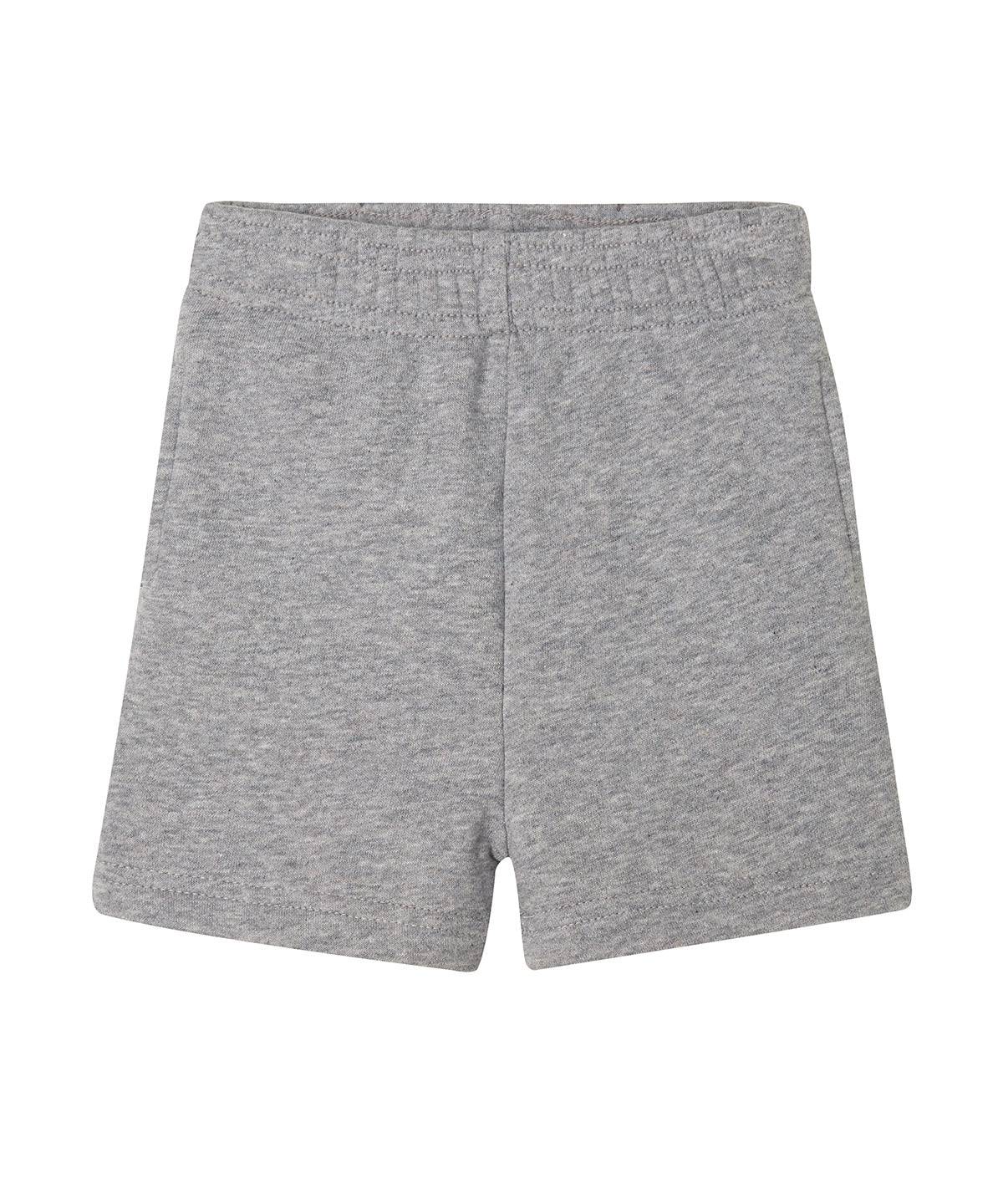 Heather Grey Melange - Baby essential shorts