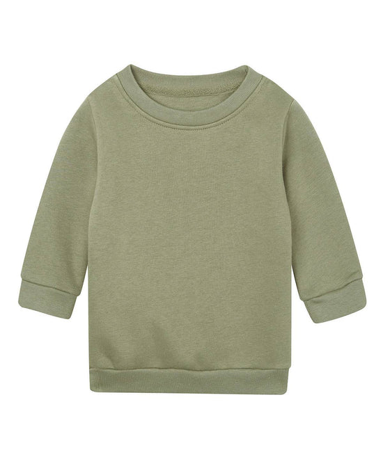 Soft Olive - Baby essential sweatshirt