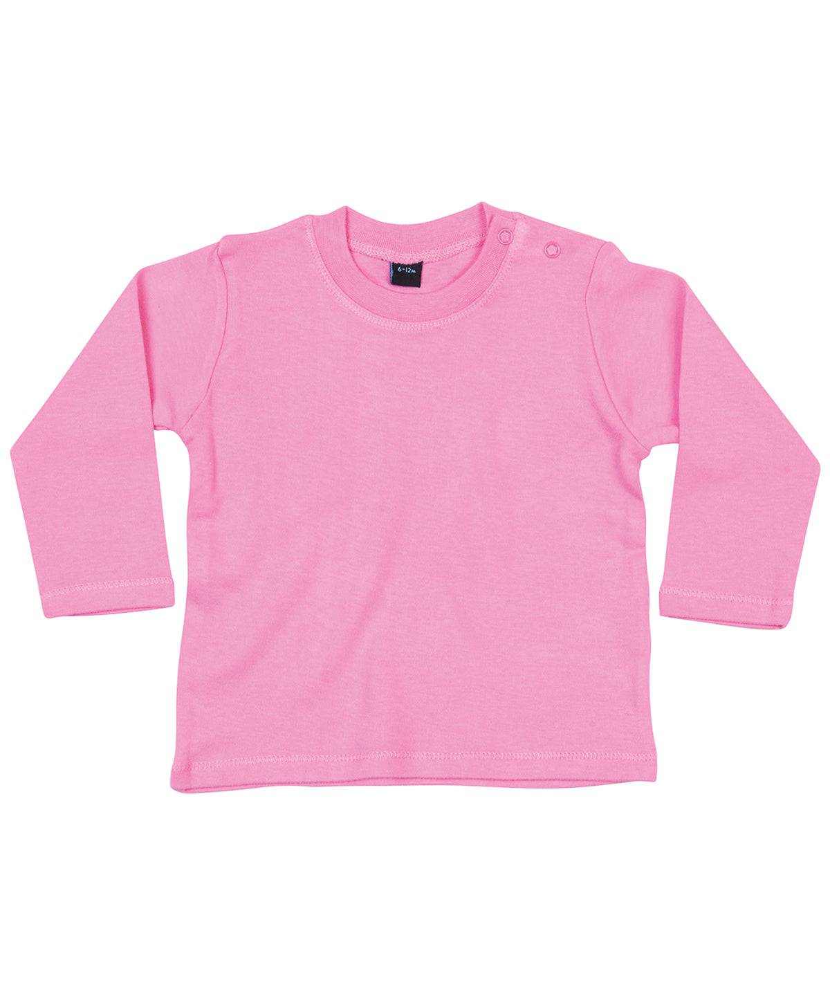 Bubblegum Pink - Baby long sleeve T