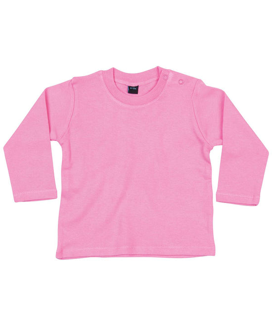 Bubblegum Pink - Baby long sleeve T