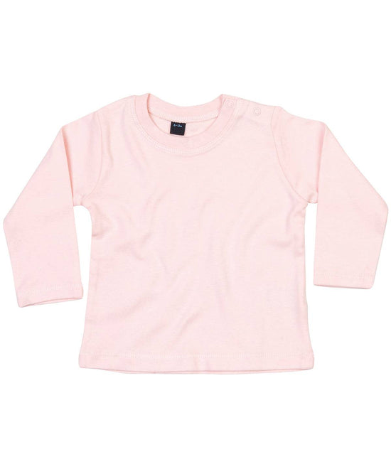 Powder Pink - Baby long sleeve T