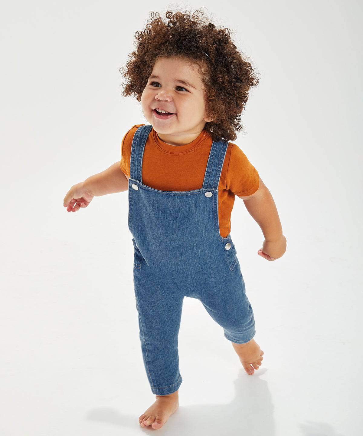 Organic Denim - Baby Rocks denim dungarees