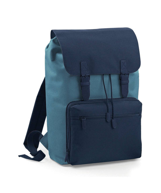 Airforce Blue/French Navy - Vintage laptop backpack