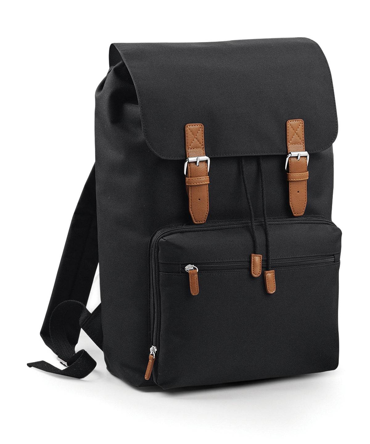 Black - Vintage laptop backpack - Garment Supplies ¦ Embroidery & Print Services