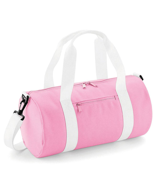Classic Pink/White - Mini barrel bag