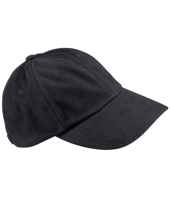 Black - Low-profile heavy brushed cotton cap
