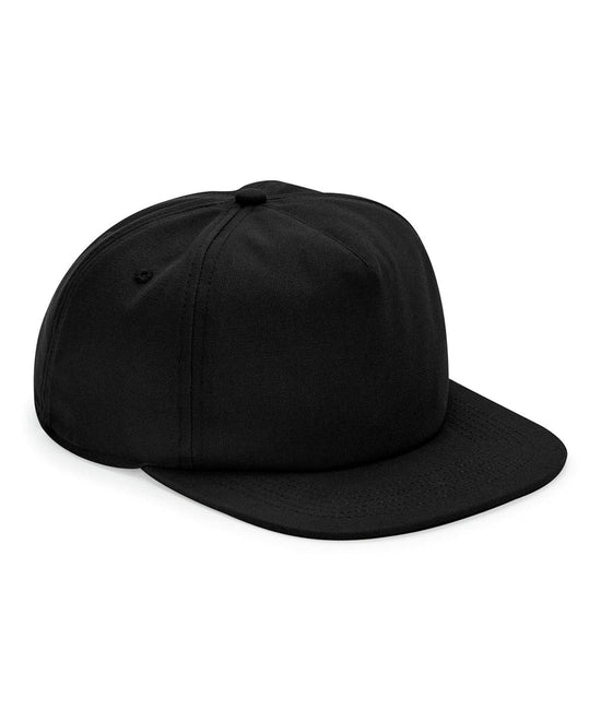 Black - Organic cotton unstructured 5-panel cap