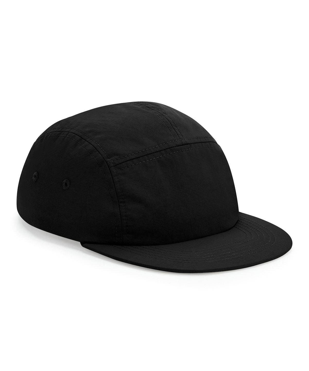 Load image into Gallery viewer, Black - Outdoor 5-panel camper cap
