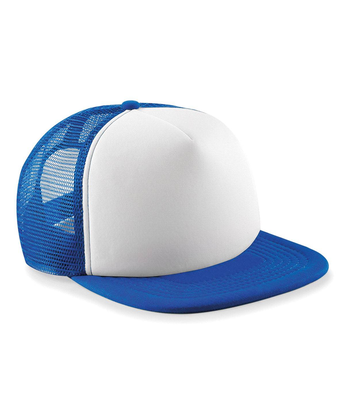 Bright Royal/White - Junior vintage snapback trucker - Garment Supplies ¦ Embroidery & Print Services