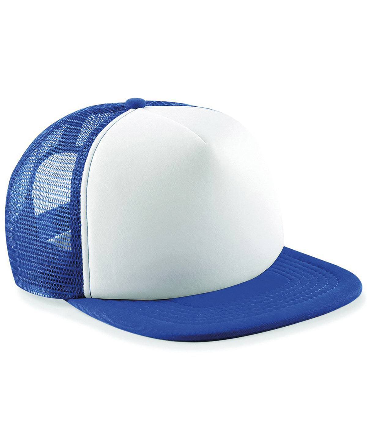 Bright Royal/White - Vintage snapback trucker - Garment Supplies ¦ Embroidery & Print Services