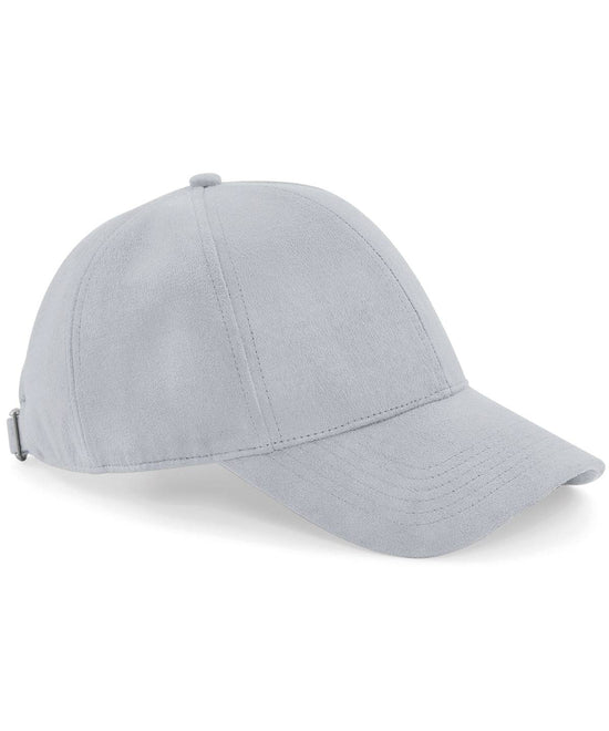 Light Grey - Faux suede 6-panel cap