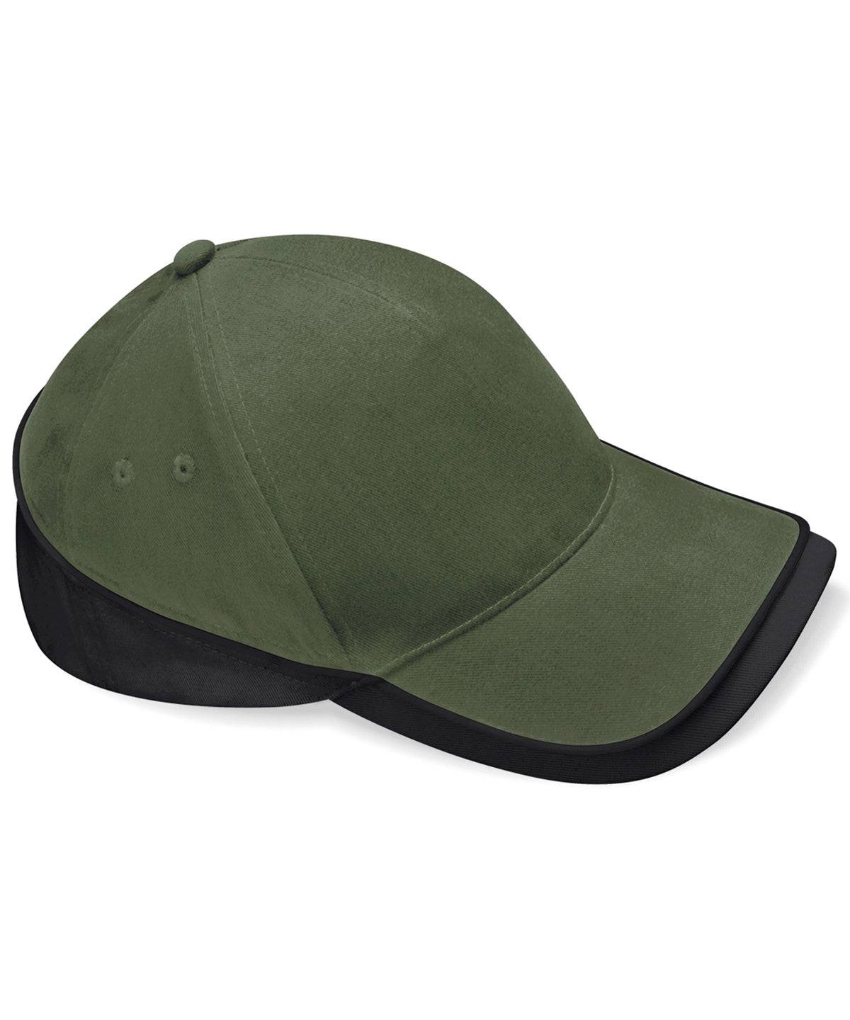Olivgrün/Schwarz - Teamwear-Wettkampfkappe
