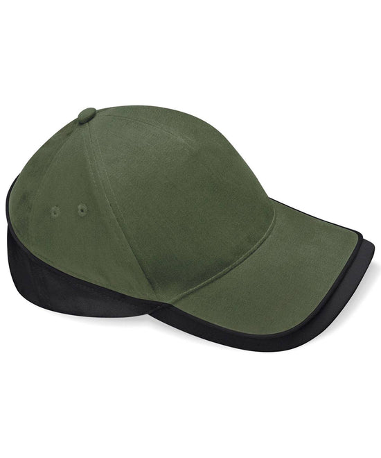 Olivgrün/Schwarz - Teamwear-Wettkampfkappe