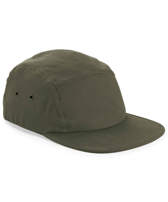 Load image into Gallery viewer, Olive Green - Canvas 5-panel camper cap
