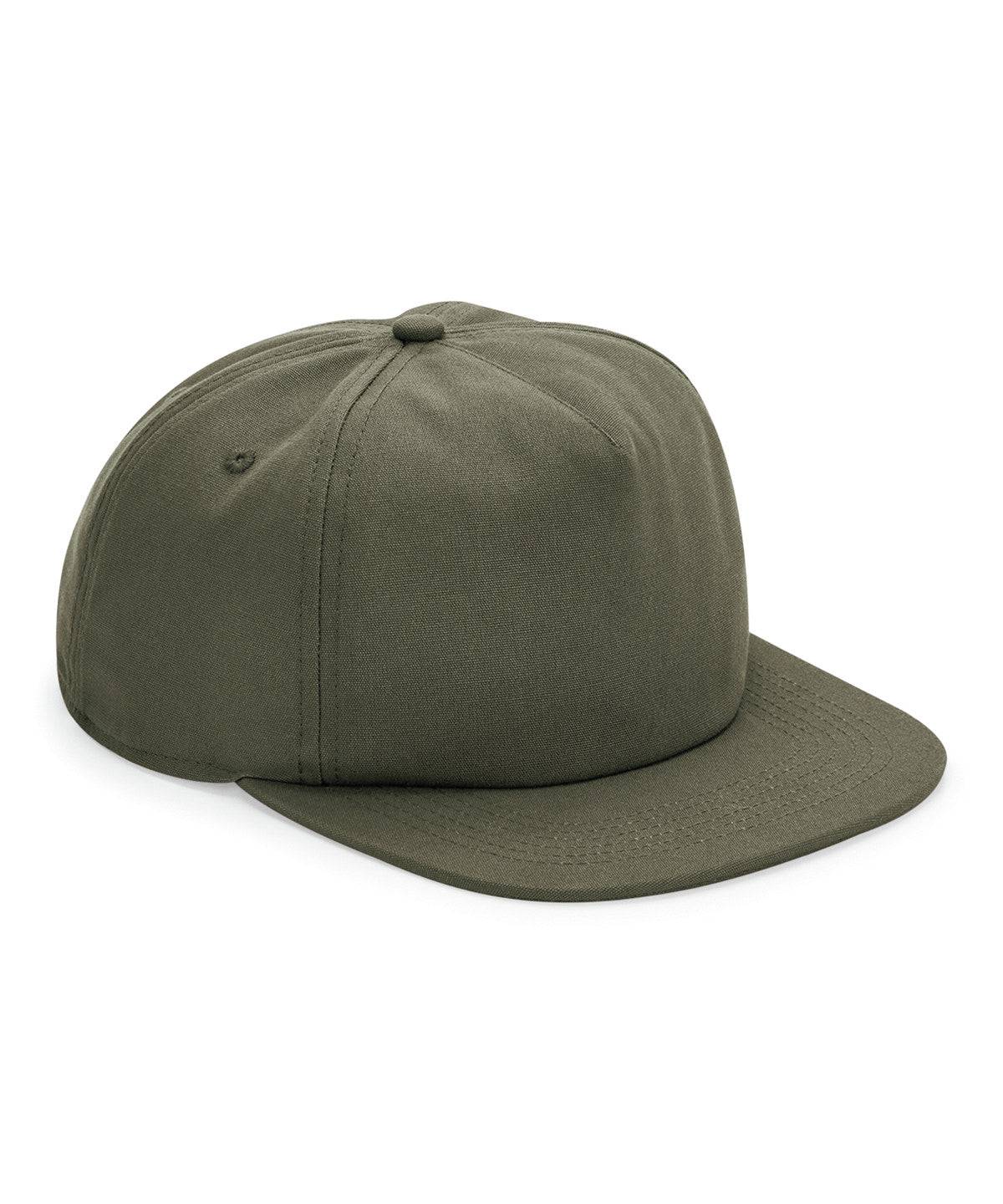 Olive Green - Organic cotton unstructured 5-panel cap