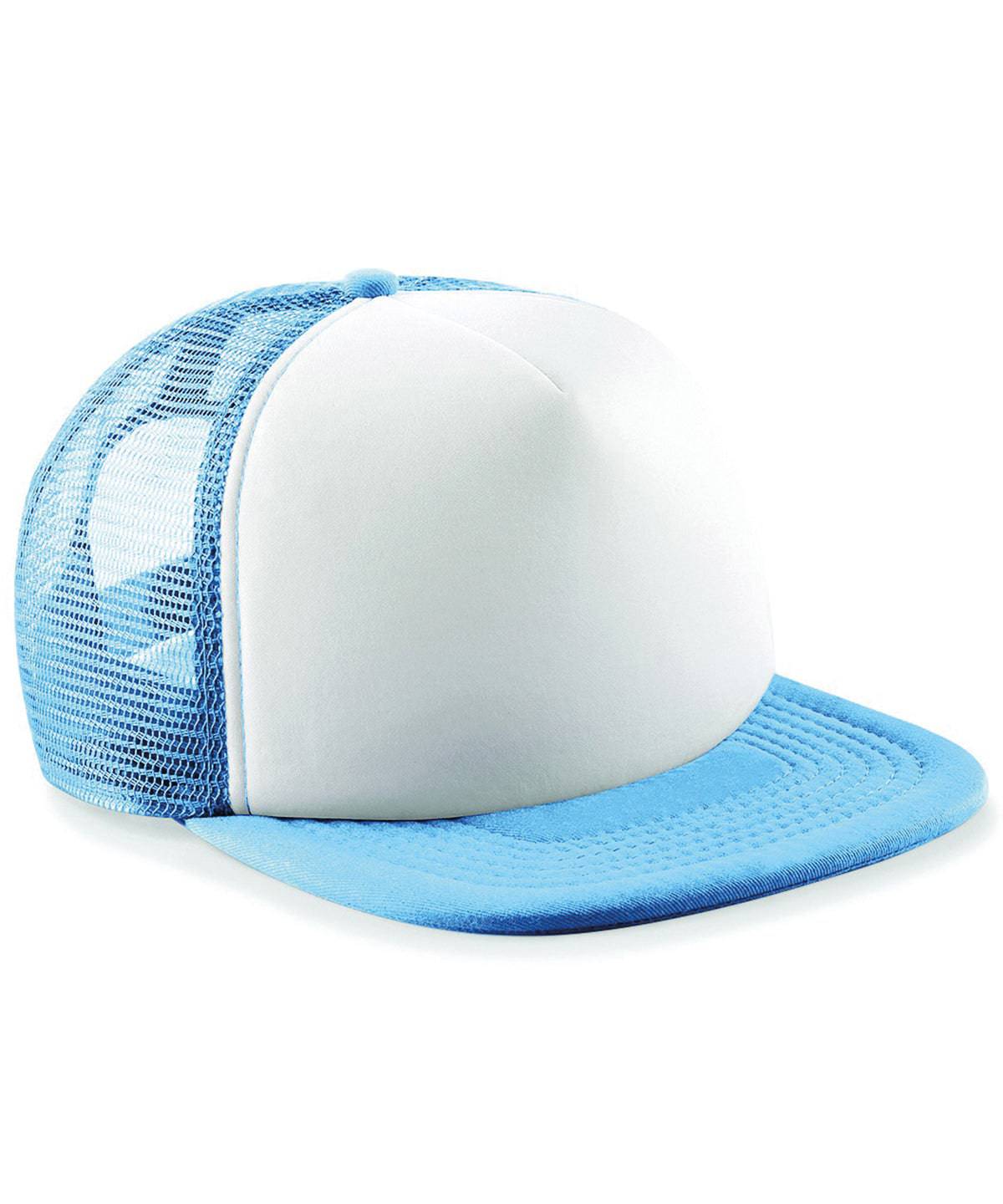 Sky Blue/White - Vintage snapback trucker