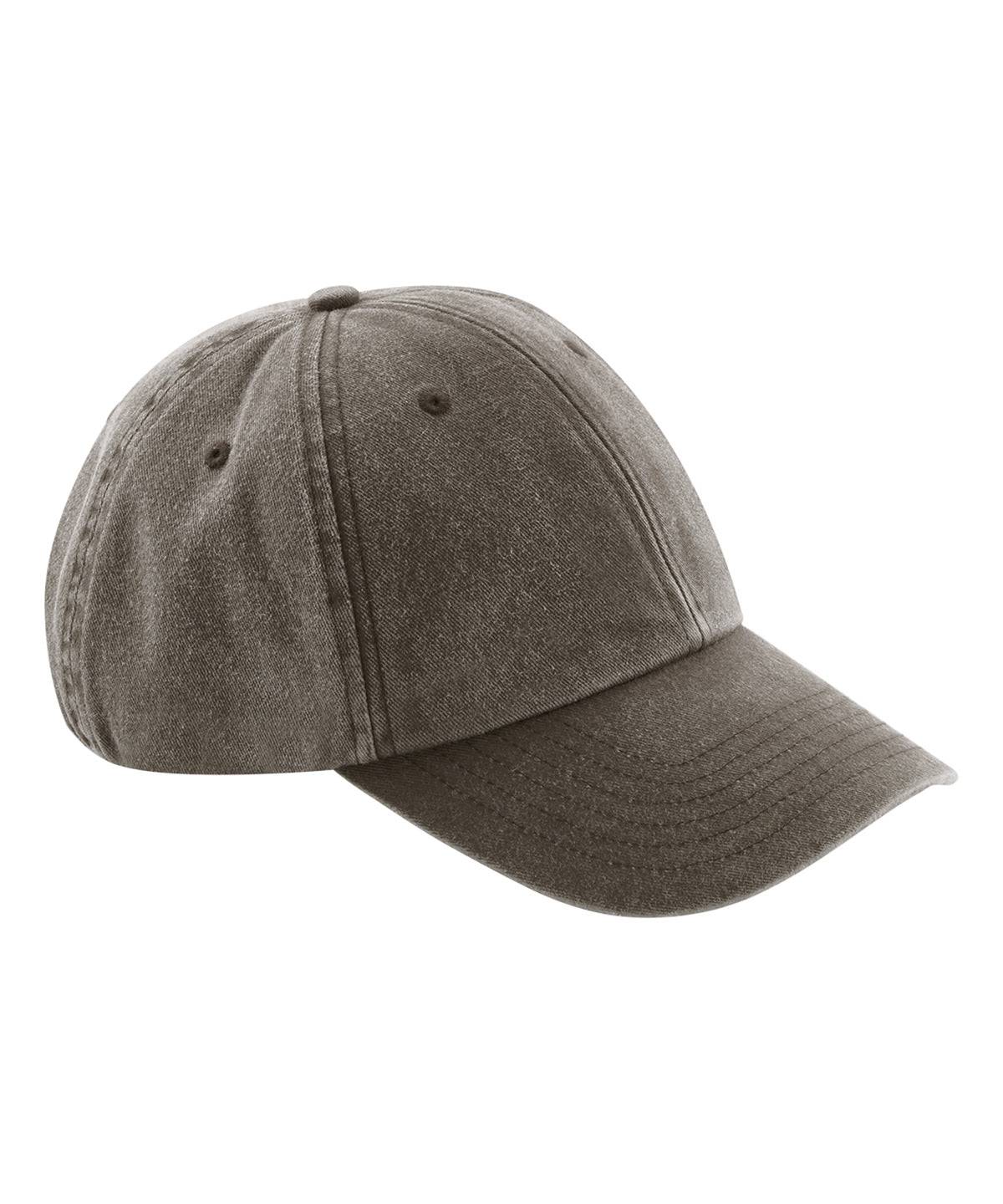 Vintage Brown - Low-profile vintage cap - Garment Supplies ¦ Embroidery & Print Services