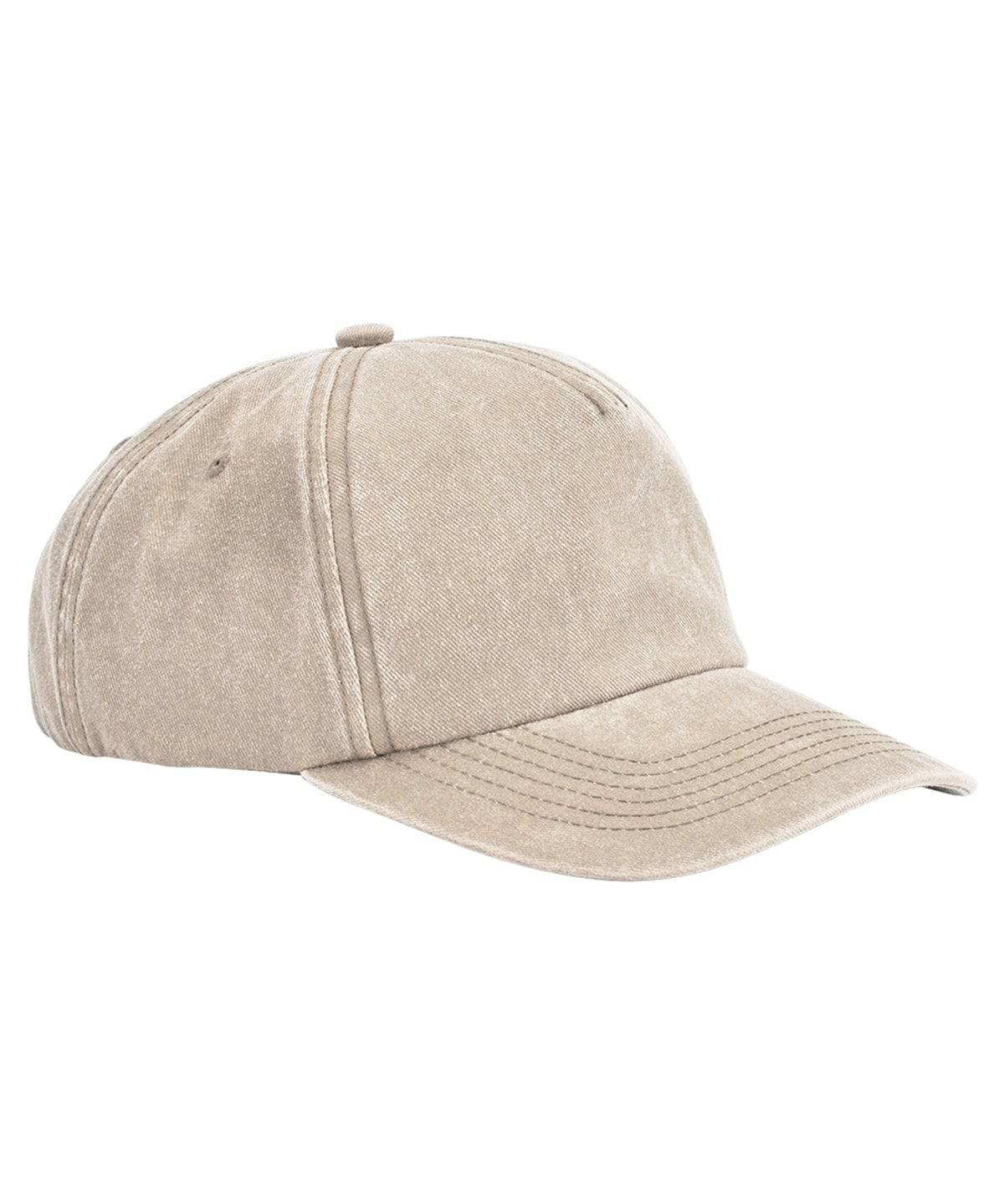 Vintage Stone - Relaxed 5-panel vintage cap