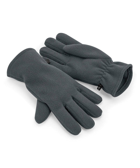 Load image into Gallery viewer, Steel Grey - Recycled fleece gloves
