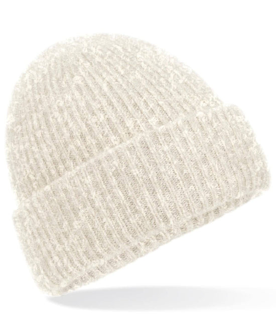 Almond Marl - Cosy ribbed beanie