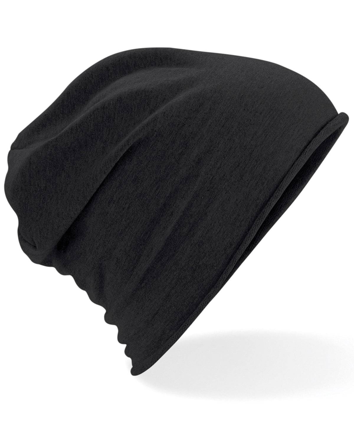 Noir - Bonnet jersey