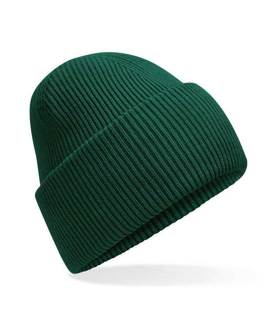 Load image into Gallery viewer, Bottle Green - Classic engineered deep-cuffed beanie
