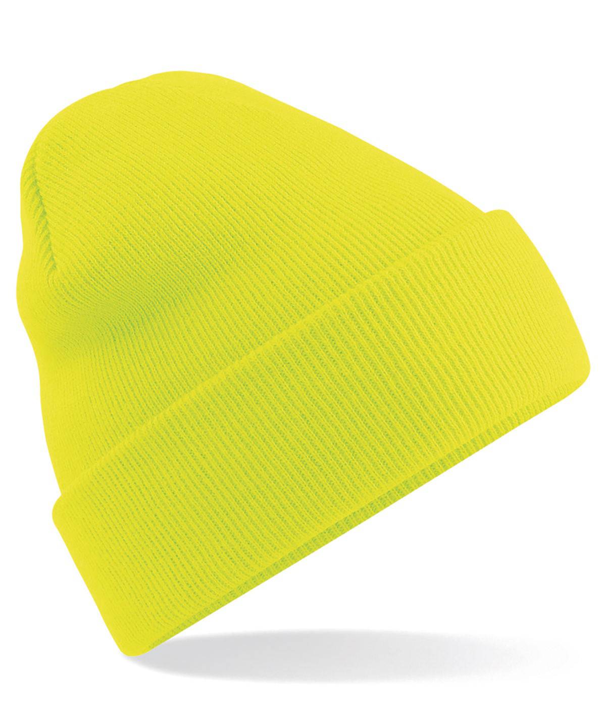 Fluorescent Yellow - Original cuffed beanie