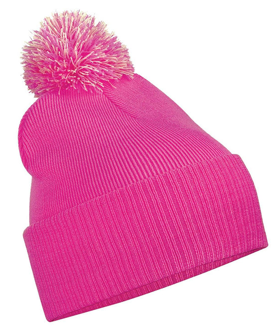 Fuchsia/Blanc Cassé - Bonnet Snowstar®
