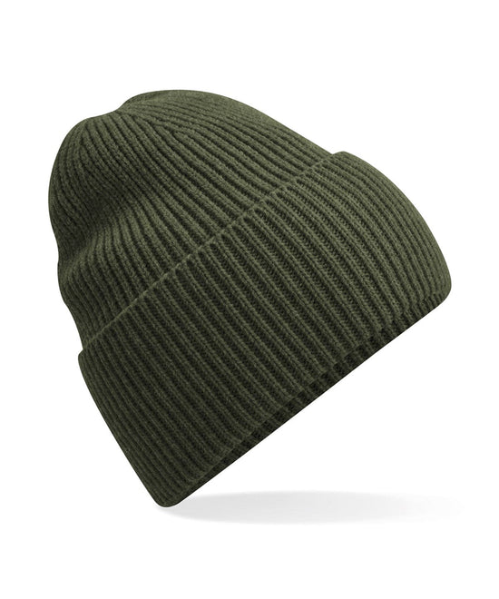 Olive Green - Oversized cuffed beanie