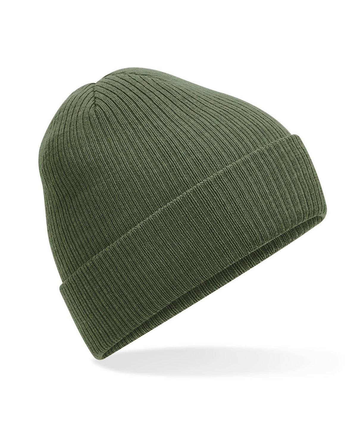 Olive Green - Polylana® ribbed beanie