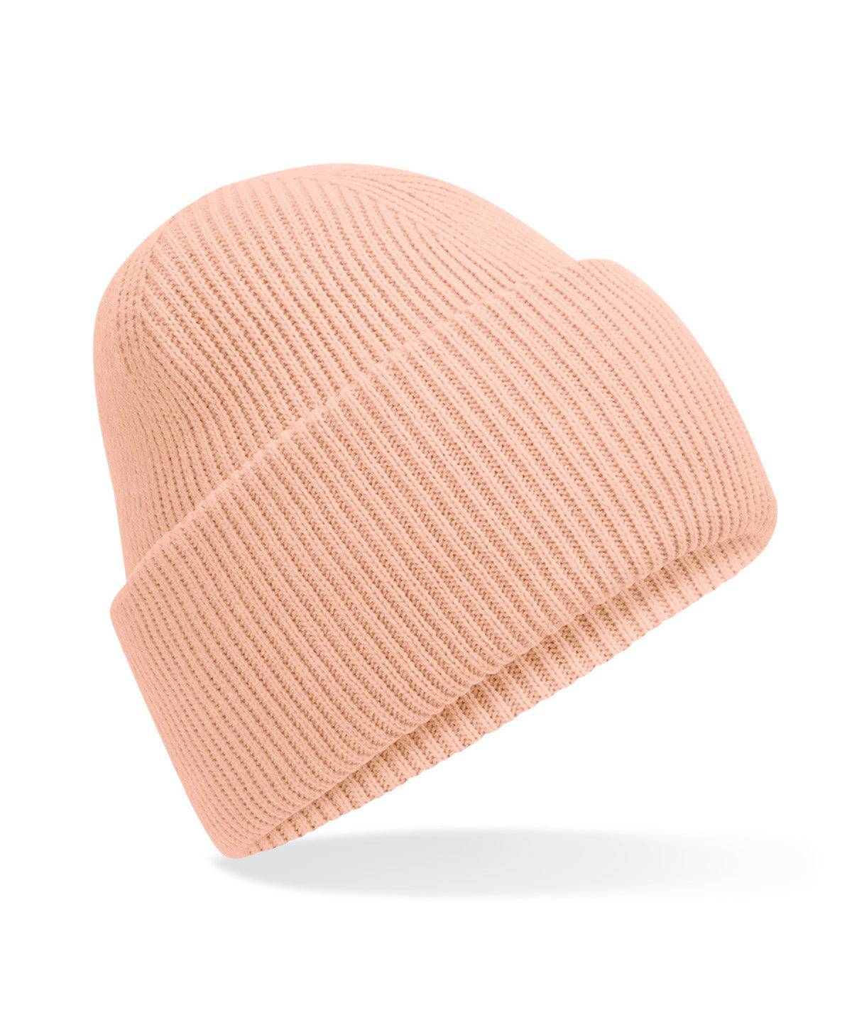 Load image into Gallery viewer, Peach - Classic engineered deep-cuffed beanie
