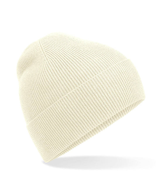 Sand - Organic cotton fine knit beanie