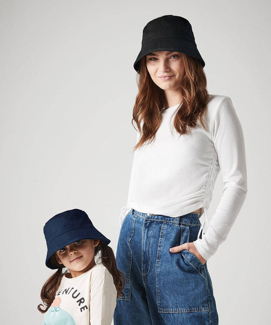 Navy - Junior organic cotton bucket hat