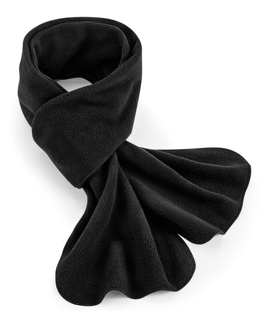 Black - Recycled fleece scarf