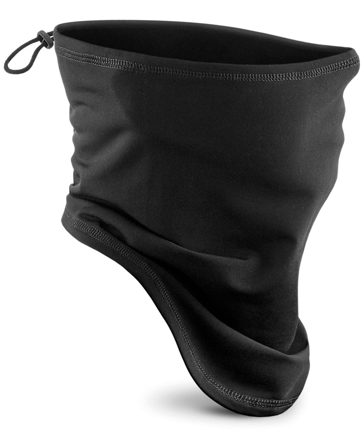 Load image into Gallery viewer, Black - Junior softshell sports tech neck warmer
