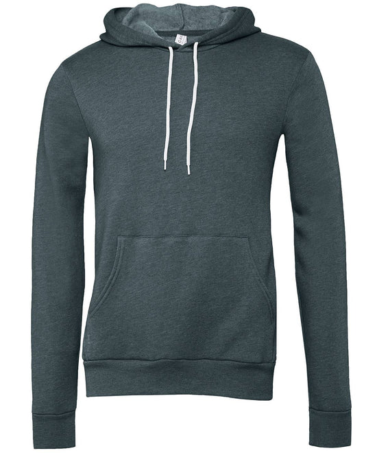 Heather Slate - Unisex polycotton fleece pullover hoodie