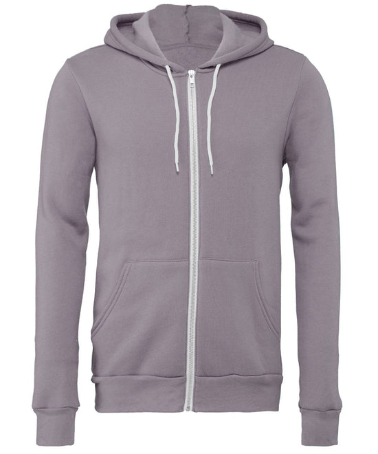 Storm - Unisex polycotton fleece full-zip hoodie