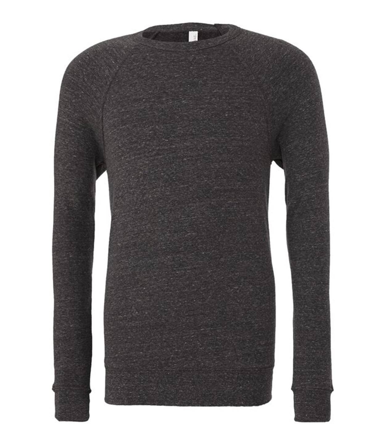 Dark Grey Heather - Unisex sponge fleece crew neck sweatshirt