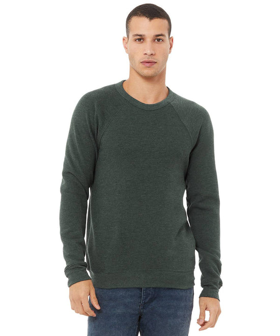 Deep Heather - Unisex sponge fleece crew neck sweatshirt