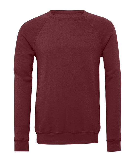 Maroon - Unisex sponge fleece crew neck sweatshirt