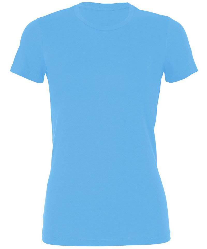 OceanBlue - Sheer mini rib crew neck t-shirt
