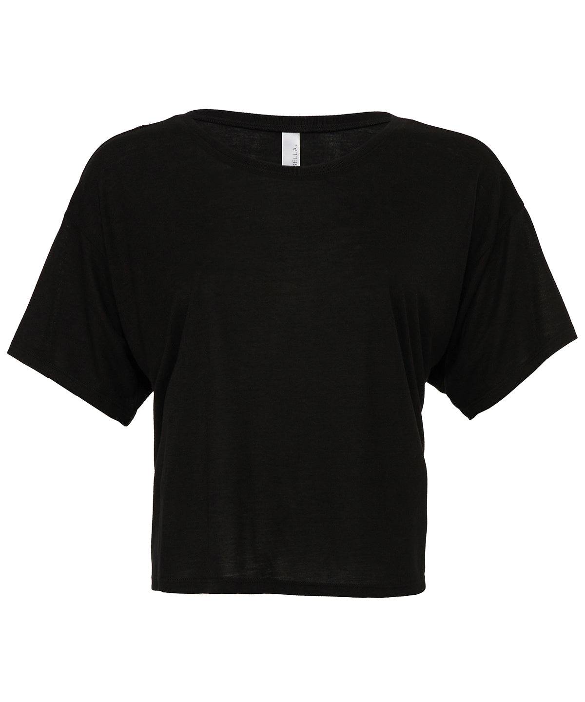 Black - Flowy boxy t-shirt