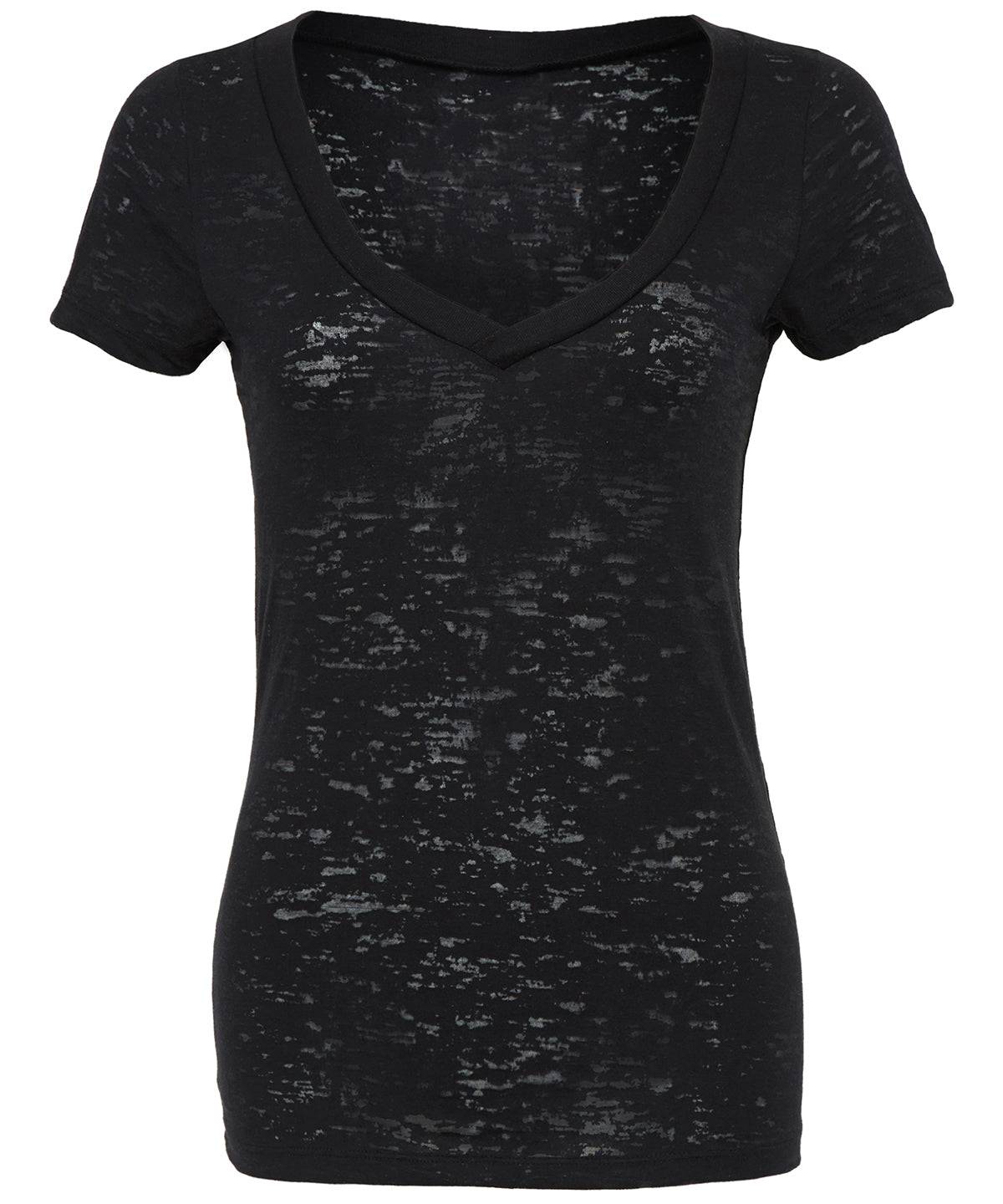 SoftPink - Burnout v-neck t-shirt