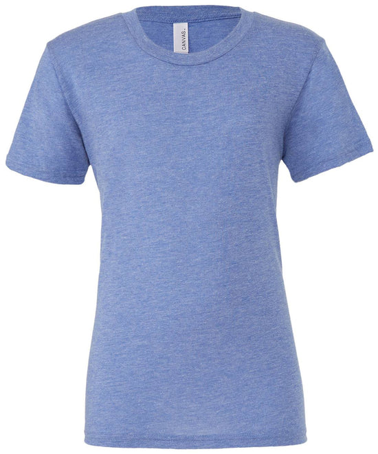 Blue Triblend - Unisex triblend crew neck t-shirt