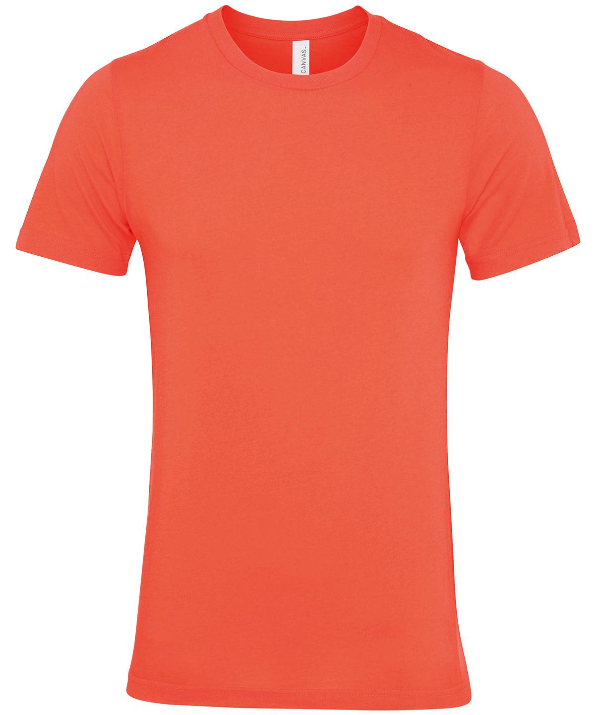 Coral - Unisex Jersey crew neck t-shirt